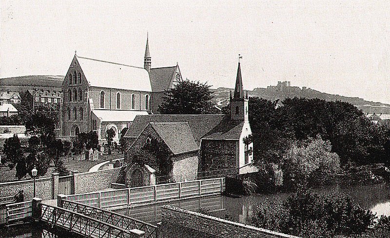 Charlton Churches, old and new