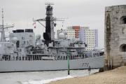 HMS Kent sails into adopted county for four day Dover visit