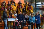 Channel Swimming & Piloting Federation present cheque to Dover RNLI