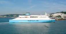 New Norfolkline Ferry Arrives At Dover
