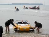 Swiss Driver Claims World Record For First Channel Crossing In Hydrofoil Car