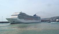 Cruise Liner MSC Poesia Arrives In Dover For Christening Weekend