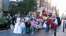 Dickens Festival Held In Dover Town Centre