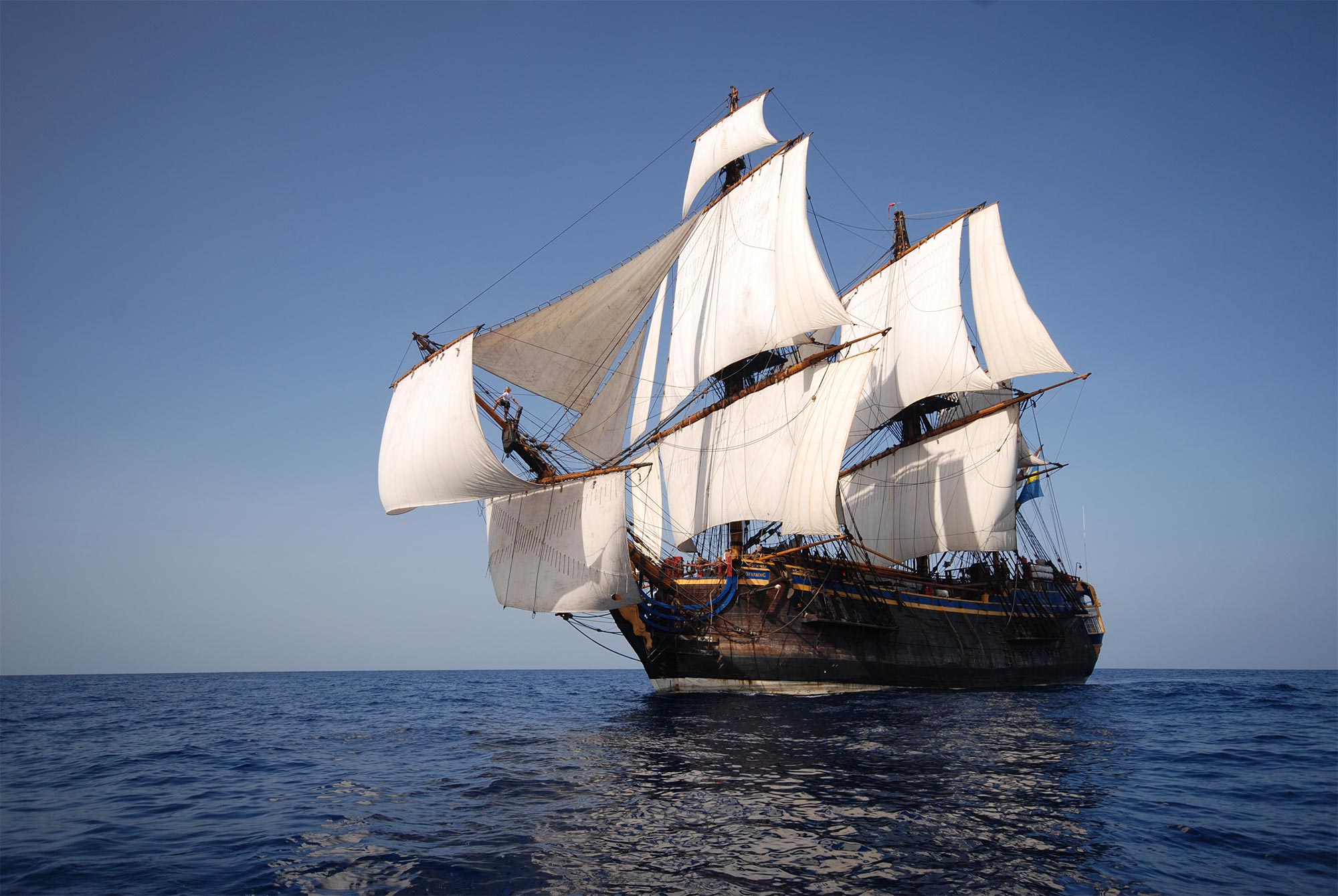wooden sailing ship cruises