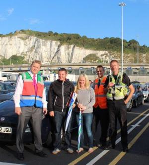 Passenger surprise at Dover Ferry Port