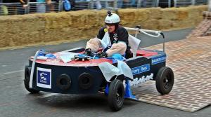 Turbo Tugboat competes in Red Bull Soapbox Race