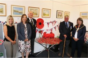 Communities knitting together - knitted poppy appeal launches in Dover District