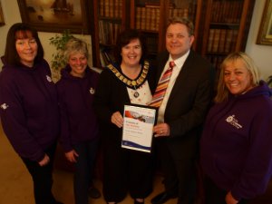 Lifesaving charity recognises Port of Dover's support for swimmers