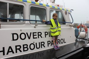 Port of Dover tour for prize winning Lauren