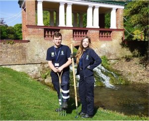 Apprentices take centre stage in Kearsney Parks restoration