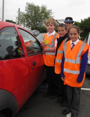 Pupils campaign for safe parking