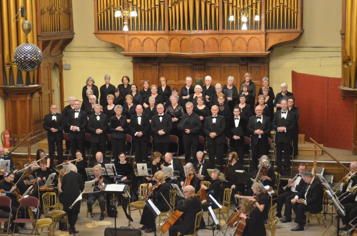 Members of Dover Choral Society at their latest concert at Dover Town Hall