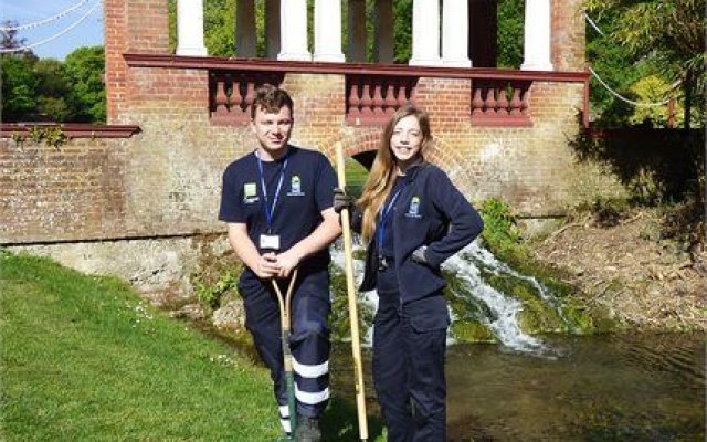Apprentices take centre stage in Kearsney Parks restoration