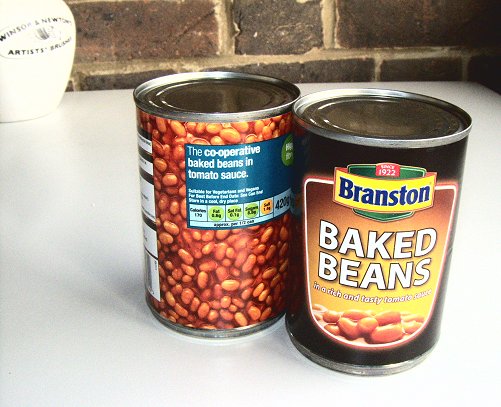 Baked Bean Tin With Ring Pull Lid - 400ml